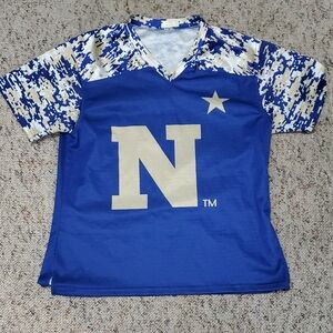 Navy Women's Football-style Jersey